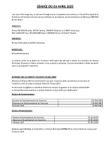 SÉANCE DU 03 Avril 2025