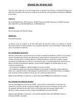 SÉANCE DU 06 MAI 2025