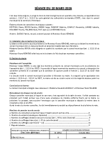 SÉANCE DU 20 MARS 2026
